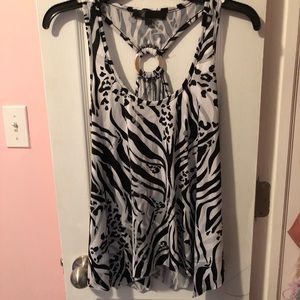 Animal print tunic